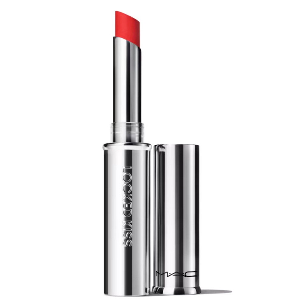 💋NIB💋 M·A·C ✨Gutsy✨ LOCKED KISS 24HR LIPSTICK - a Tomato Red shade